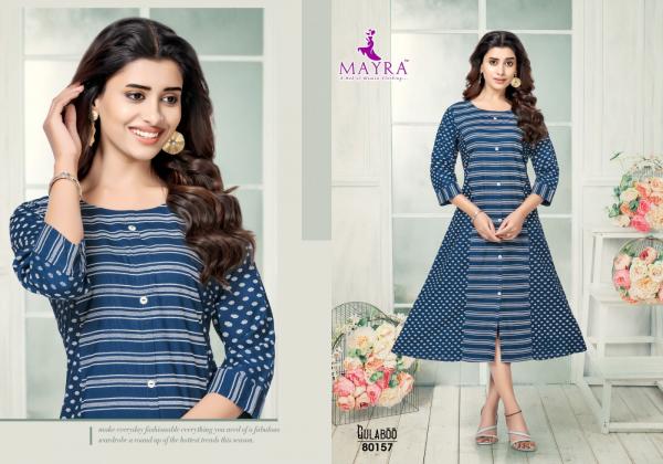 Mayra Gulaboo Rayon Exclusive Designer Kurti Collection